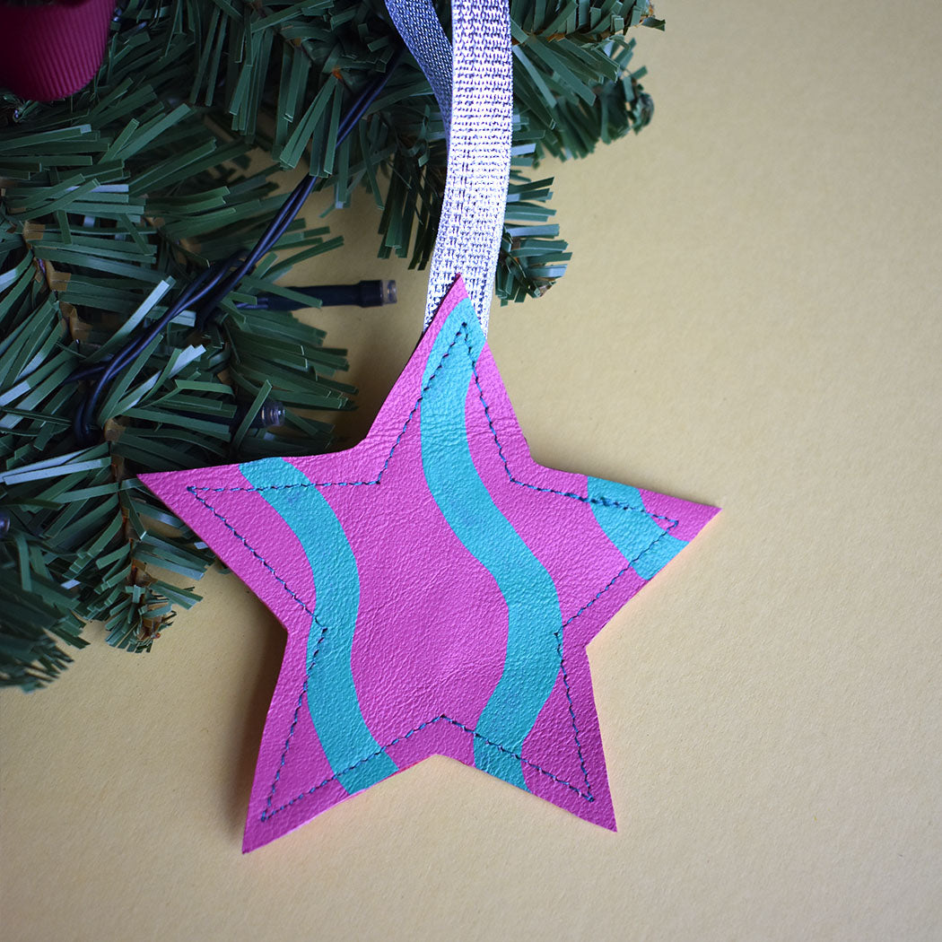 Star Leather Decoration