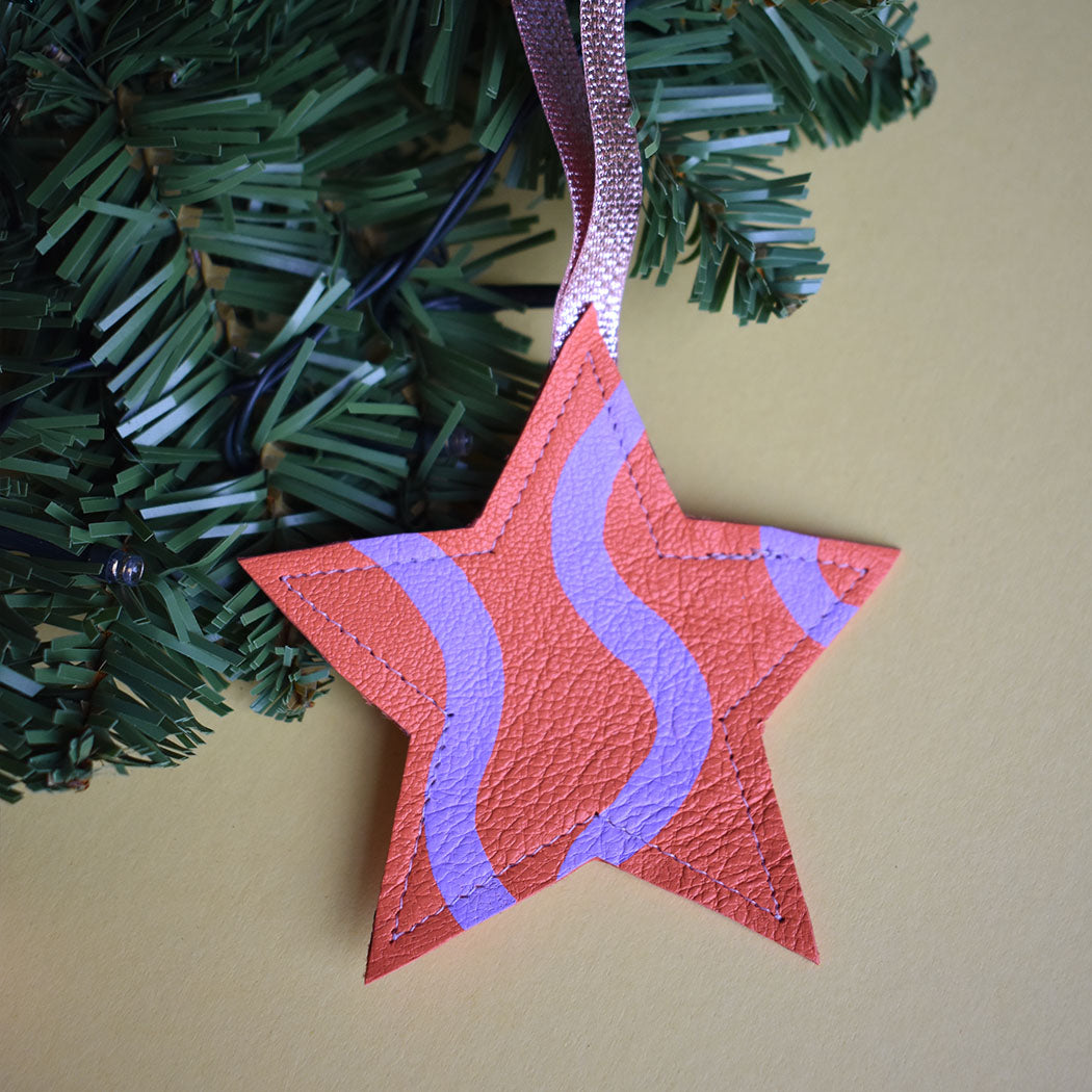 Star Leather Decoration