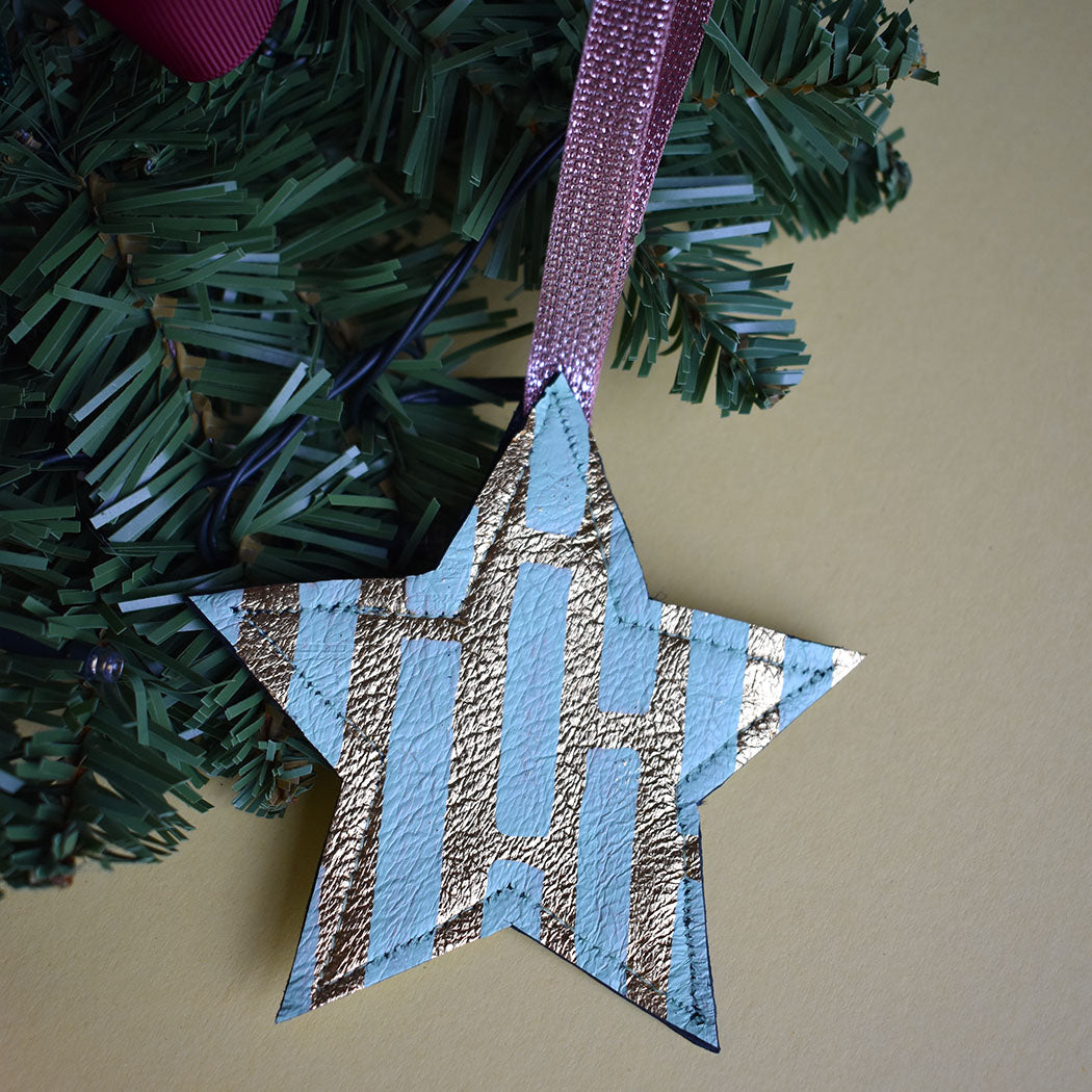 Star Leather Decoration