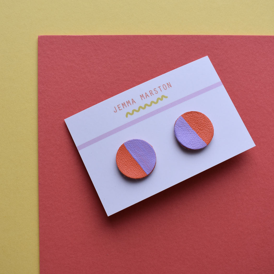 Midi Half and Half Studs