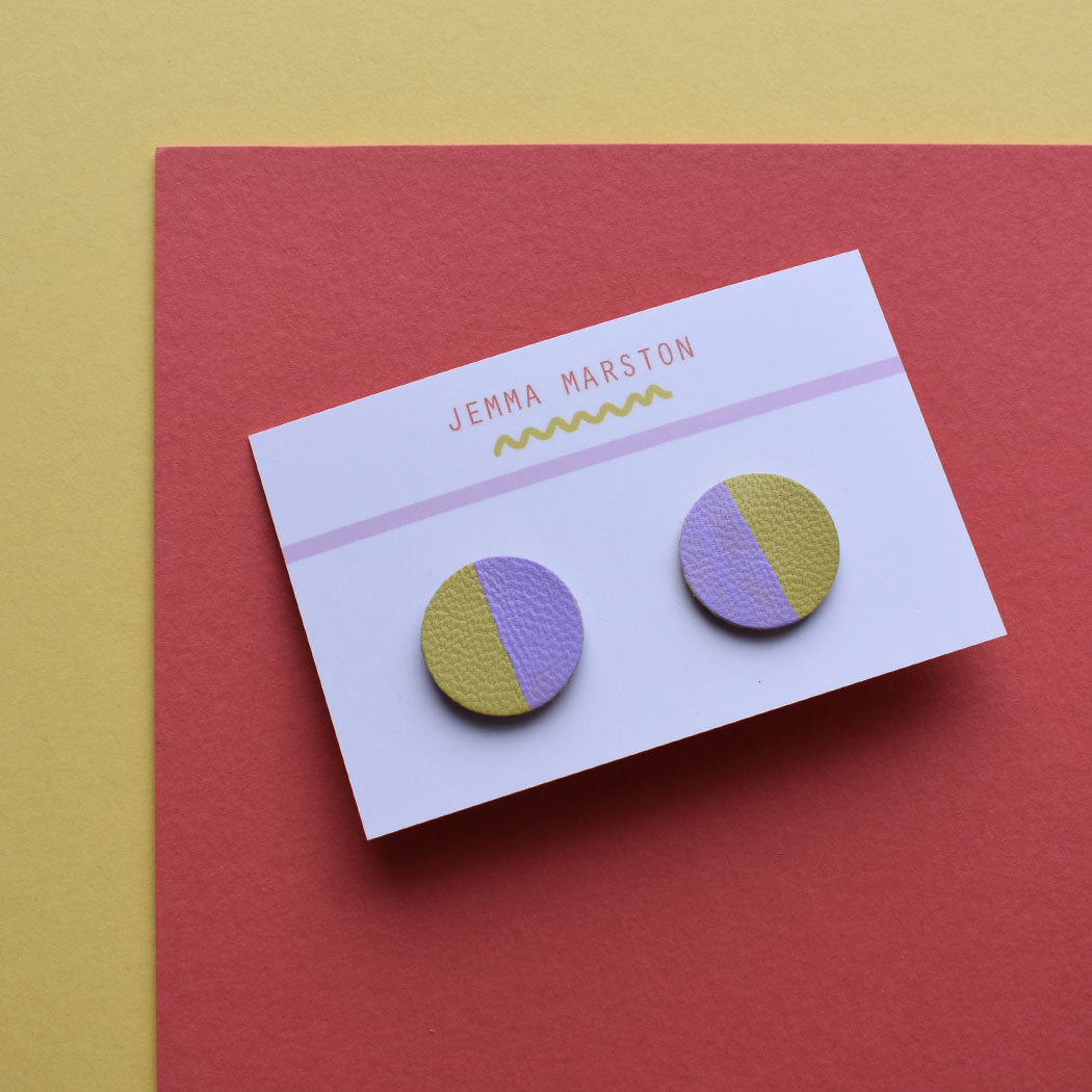 Midi Half and Half Studs