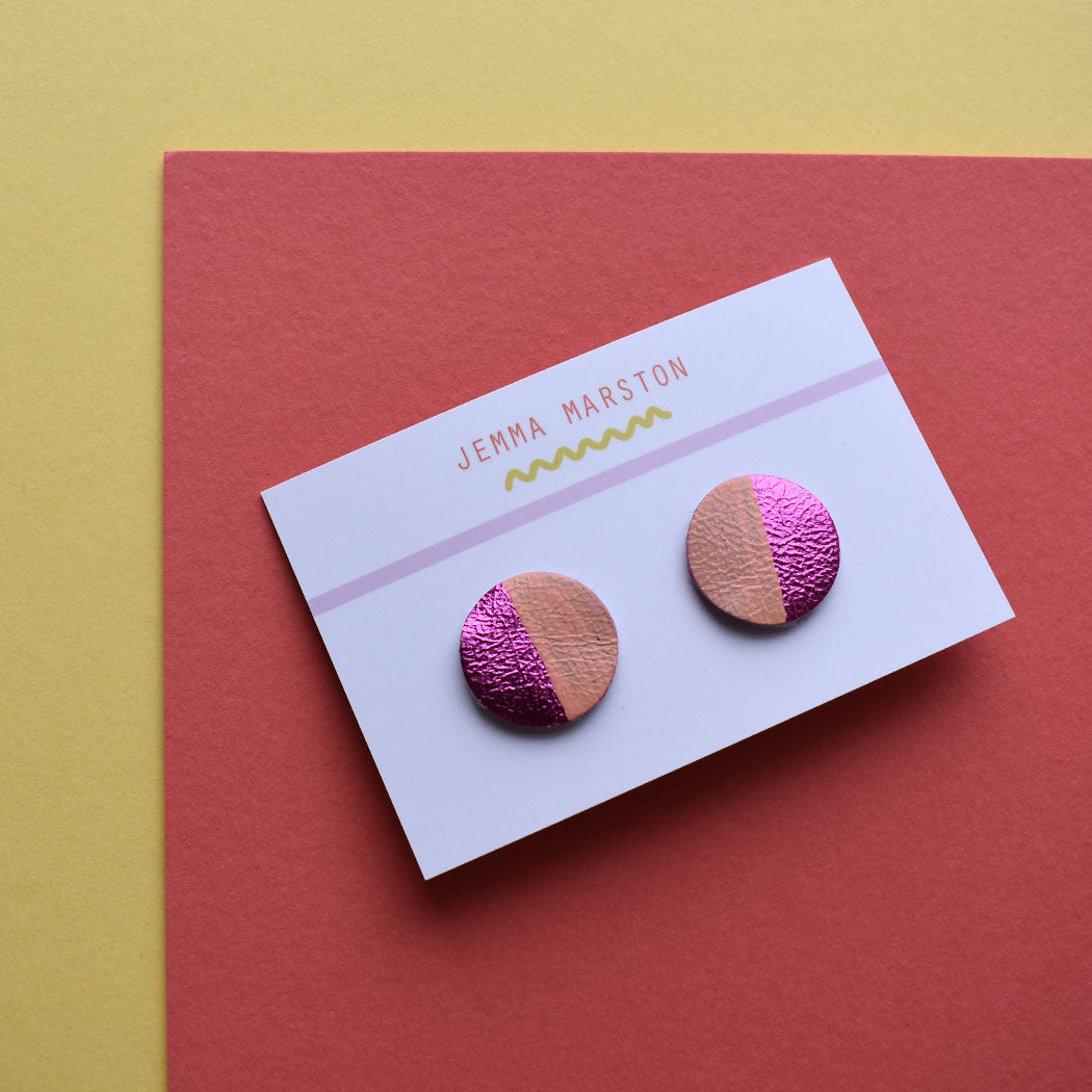 Midi Half and Half Studs